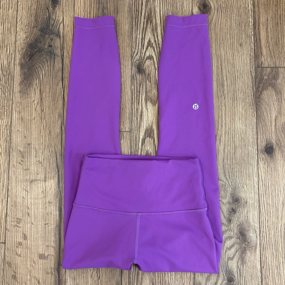 Lululemon Wunder Train High Rise Tight 25" Size 4 In Moonlit Magenta